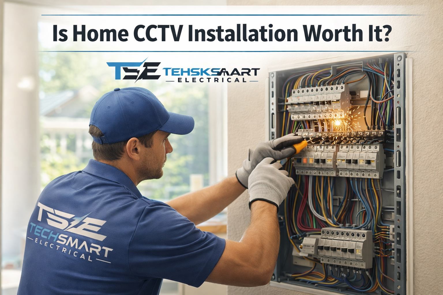 home CCTV installation