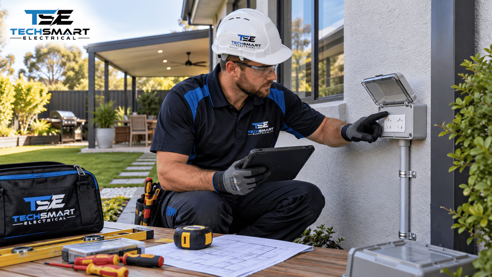outdoor power point installation Sunbury