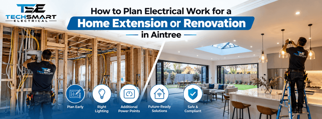 home extension electrician Aintree