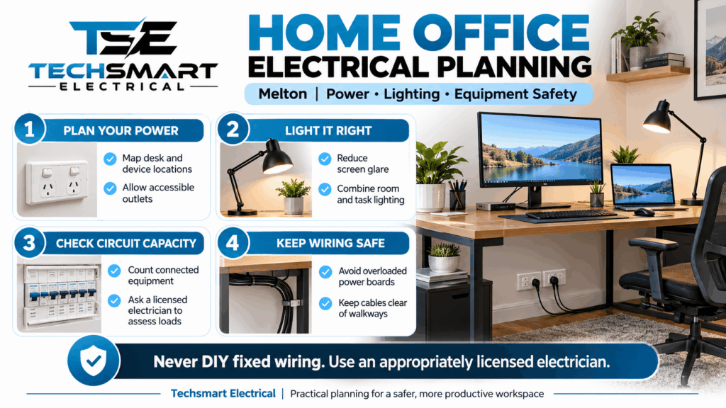 home office electrician Melton