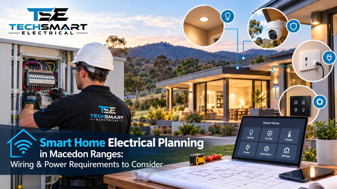 smart home electrician Macedon Ranges